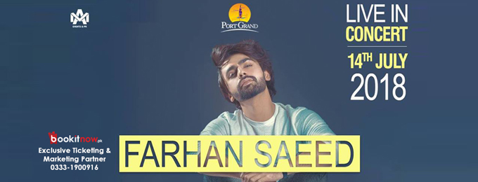 Farhan Saeed Live in Concert at Port Grand