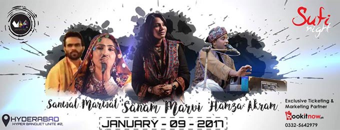 Sanam Marvi & Humza Akram - Live in Sufi Night Hyderabad
