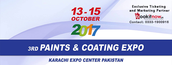 3rd Paints Coating and Decor Expo Karachi Pakistan