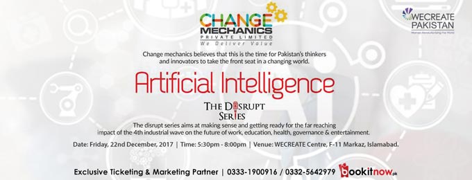 Seminar on Artificial Intelligence: Disrupt Series