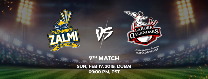 Peshawar Zalmi VS Lahore Qalandars 7th Match (PSL 2019)