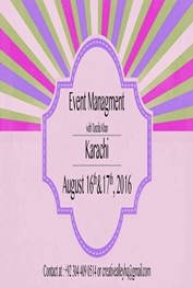 Event Management - Kick-start your skills karachi