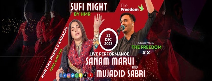 sufi night by hmr organized by the freedom