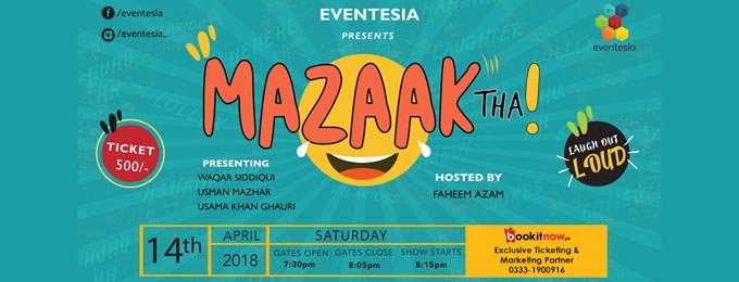 Eventesia's Mazaak Tha - Stand-up Comedy Show