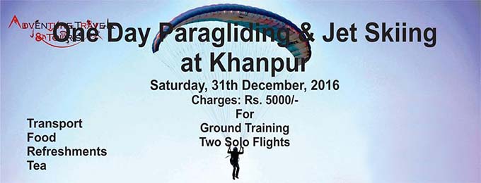 Get Airborne-One Day Paragliding at Khanpur!